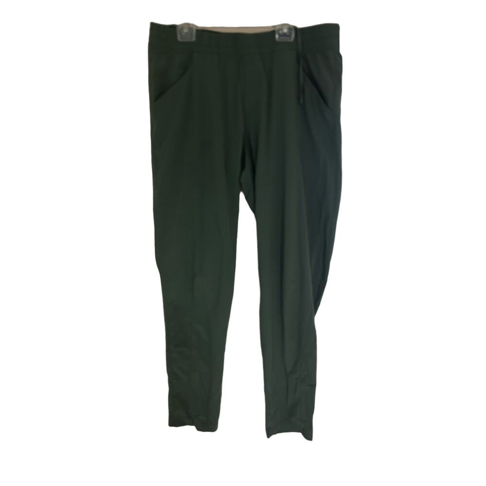 The north face army green jogger pants size 14